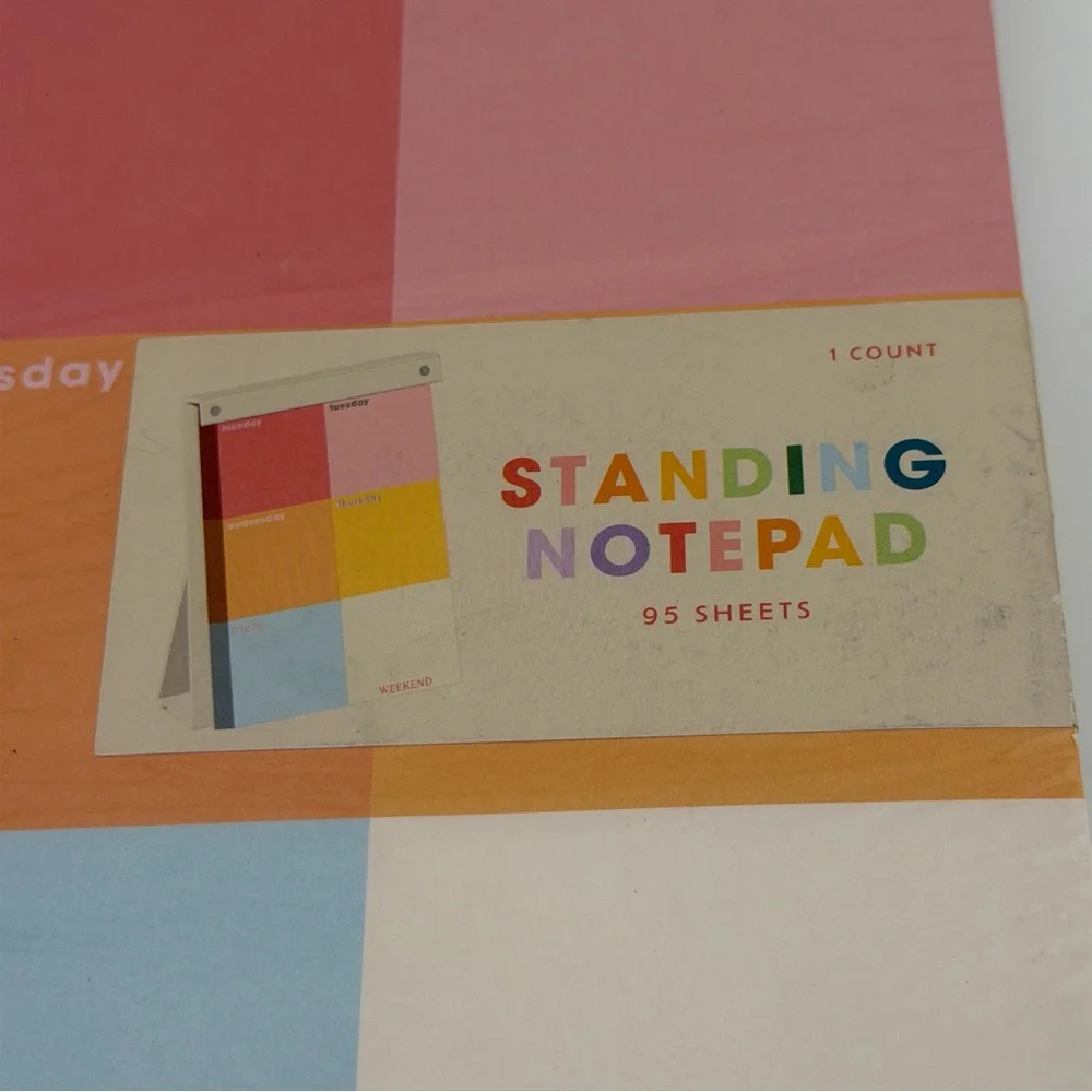 Standing Notepad Weekly Planner